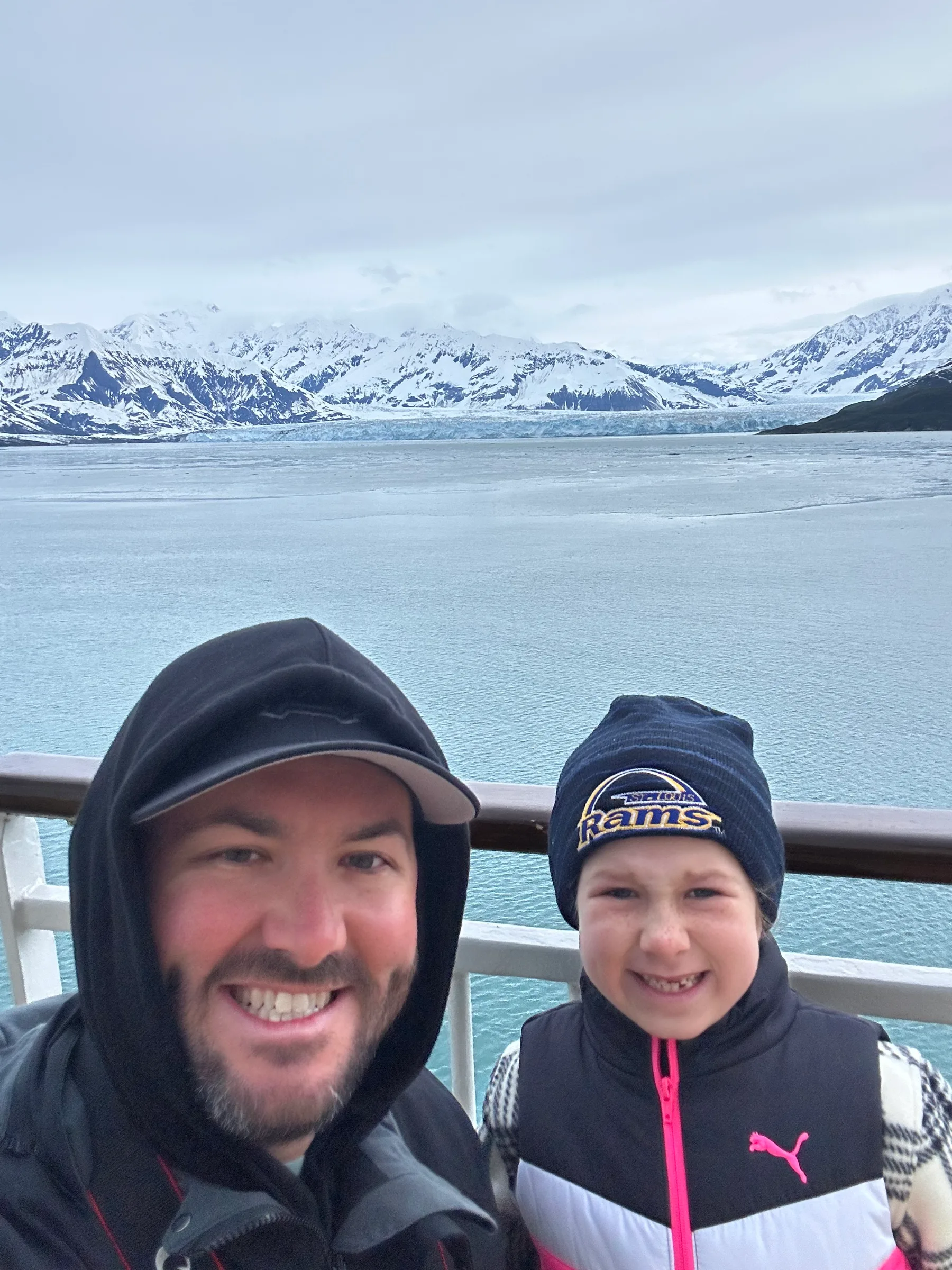 Everyone rushes back inside at Hubbard Glacier. That's the mistake.